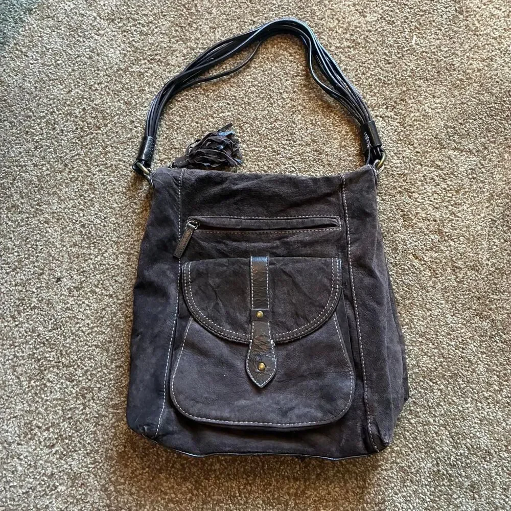 Coldwater-creek Women's Brown and Grey Bag